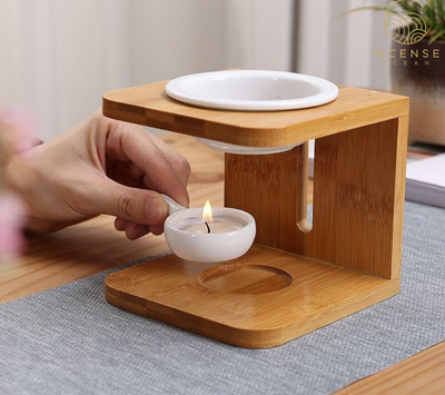 Creative Bamboo Essential Oil Burner