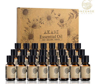 Flower Serie Essential Oils For Burners Set of 24