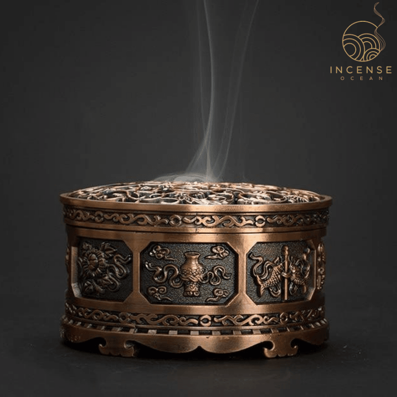 Nepalese Classic Metal Incense Holder