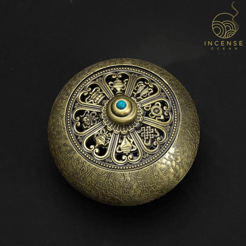 Alloy Retro Incense Holder