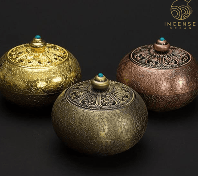 3 alloy retro incense holder