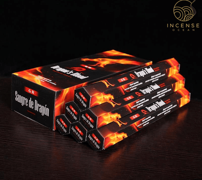 Dragons blood incense sticks package