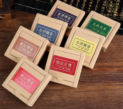 Handmade spiral incense coil