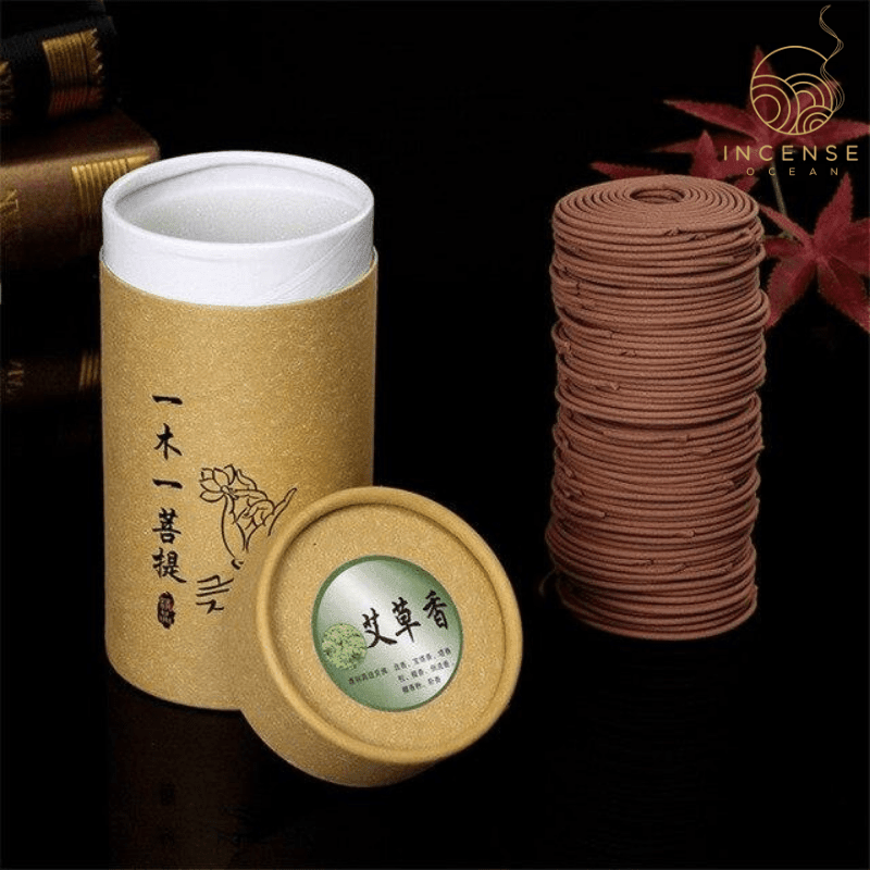 Natural Sandalwood Incense Coils (120 coils per package)