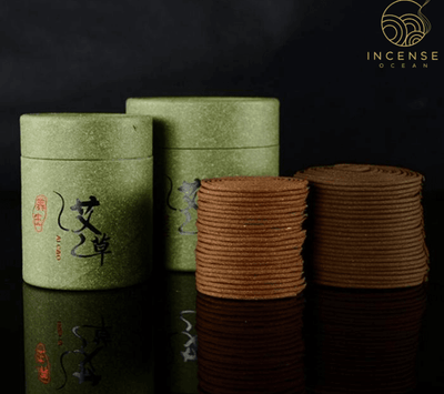 natural warmwood incense coils 2 and 4 hours burn time