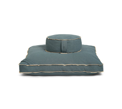 Organic Meditation Cushion Set - ocean